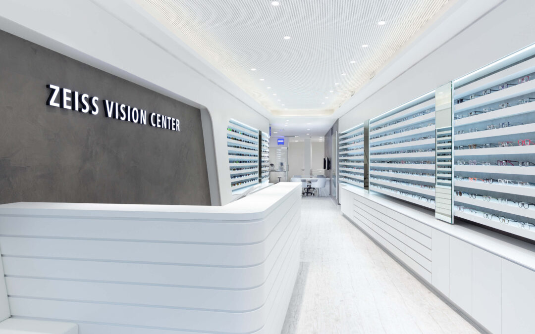 Architektur- bzw. Retailfotos für das Zeiss Vision Center in Freiburg